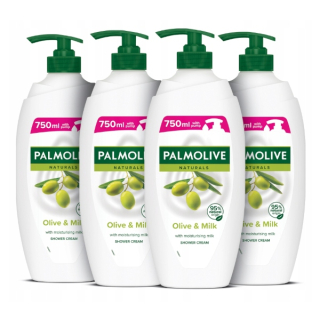 PALMOLIVE Olive Milk sada sprchových gélov 4x750ml